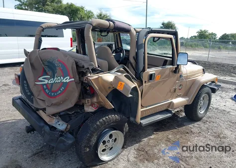 1999 Jeep Wrangler / Tj Sahara z USA, uszkodzony, nr VIN 1J4FY49S1XP428301